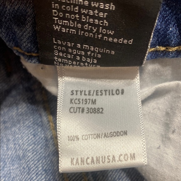 KanCan Distressed Denim Blue Shorts size medium - Picture 9 of 9